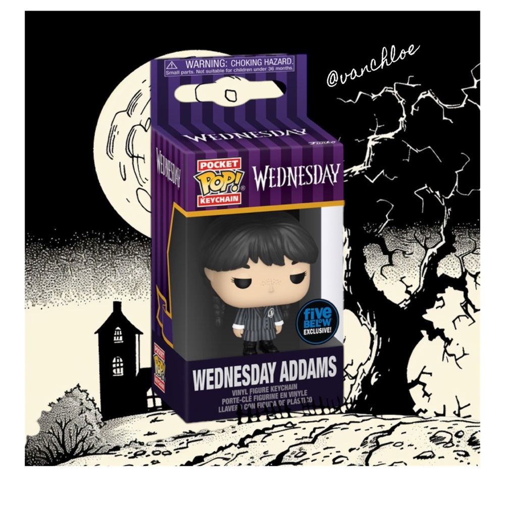 Wednesday Addams Pop Funko Keychain